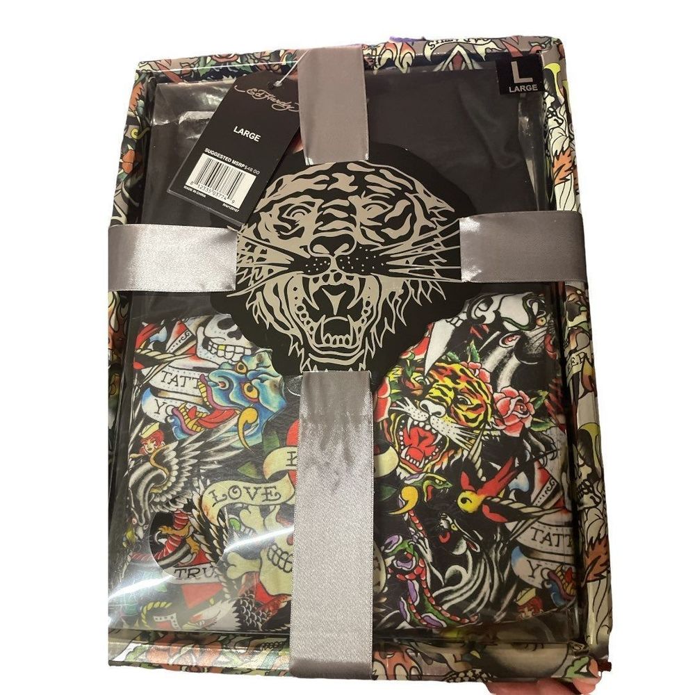 Ed Hardy Jogger and Crew Neck Set Size Large